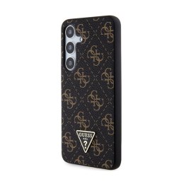 Guess 4G Triangle Metal Logo - Case for Samsung Galaxy S24 (Black)