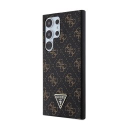 Guess 4G Triangle Metal Logo - Case for Samsung Galaxy S24 Ultra (black)