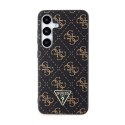 Guess 4G Triangle Metal Logo - Case for Samsung Galaxy S24+ (black)