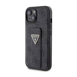 Guess Grip Stand 4G Triangle Strass Logo - iPhone 15 Case (black)