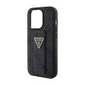 Guess Grip Stand 4G Triangle Strass Logo - iPhone 15 Pro Case (black)