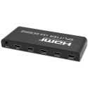 HDMI switch Qoltec 51799 Black
