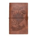 Harry Potter - Leather travel notebook 12x19,6 cm (Brown)