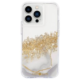 Case-Mate Karat - Case for iPhone 13 Pro decorated in gold (Marble)