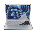 Case-Mate Snap-On Hardshell - MacBook Air 15" M2 (2023) case with keyboard overlay (Smoke)