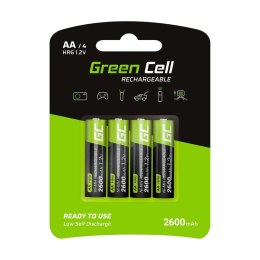 Green Cell 4x AA HR6 Batteries 2600mAh