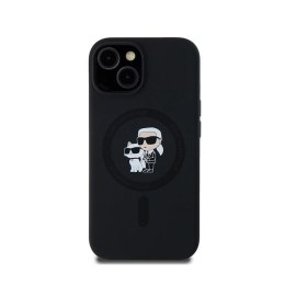 Karl Lagerfeld Silicone Karl & Choupette MagSafe - Case for iPhone 11 (Black)