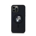 Karl Lagerfeld Silicone Karl & Choupette MagSafe - Case for iPhone 13 Pro Max (Black)