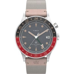 Men's Watch Timex THE WATERBURY GMT Grey (Ø 39 mm)