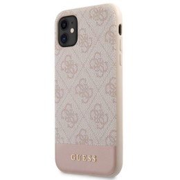 Guess 4G Bottom Stripe Collection - Case for iPhone 11 (Pink)