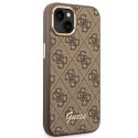 Guess 4G Metal Camera Outline Case - Case for iPhone 14 (Brown)