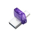 USB stick Kingston DataTraveler microDuo 3C 128 GB Purple