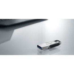 USB stick SanDisk Ultra Flair Black Silver 512 GB