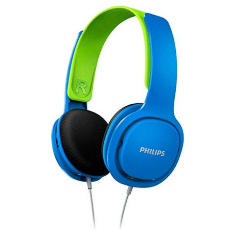 Headphones with Headband Philips (3.5 mm) Blue For boys With cable