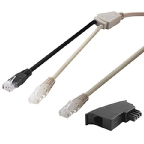 UTP Category 6 Rigid Network Cable Wentronic 95286 Black Black/Grey 3 m