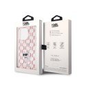 Karl Lagerfeld Monogram Choupette - Case for iPhone 15 Pro Max (Pink)