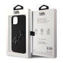 Karl Lagerfeld Silicone Karl Script - iPhone 15 Case (Black)