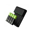 Charger Green Cell GC VitalCharger + 4x Batteries AA 2000mAh Ni-MH