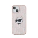 Karl Lagerfeld IML Choupette Head & Monogram - iPhone 15 / 14 / 13 Case (pink)