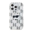 Karl Lagerfeld IML Choupette Head & Monogram - iPhone 15 Pro Case (Transparent)