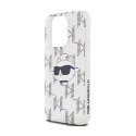 Karl Lagerfeld IML Choupette Head & Monogram - iPhone 15 Pro Case (Transparent)