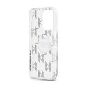 Karl Lagerfeld IML Choupette Head & Monogram - iPhone 15 Pro Case (Transparent)