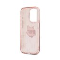 Karl Lagerfeld IML Choupette Head & Monogram - iPhone 15 Pro Max Case (pink)