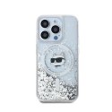 Karl Lagerfeld Liquid Glitter Choupette Head MagSafe - iPhone 13 Pro Case (Transparent)