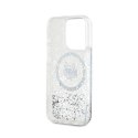 Karl Lagerfeld Liquid Glitter Choupette Head MagSafe - iPhone 13 Pro Case (Transparent)