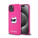 Karl Lagerfeld Silicone Choupette Head MagSafe - iPhone 15 / 14 / 13 Case (pink)