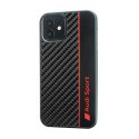 Audi Carbon Fiber Stripe - Case for iPhone 12 / iPhone 12 Pro (Black)