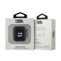 Karl Lagerfeld Monogram Choupette Head - AirPods 1/2 gen case (black)