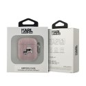 Karl Lagerfeld Monogram Karl & Choupette Head - AirPods 1/2 gen case (pink)