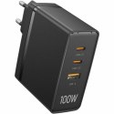 Wall Charger Vention FEGB0-EU Black 100 W (1 Unit)