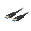 HDMI Cable Lanberg CA-HDMI-30FB-0100-BK Black 10 m