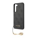 Guess 4G Charms Collection - Case for Samsung Galaxy S23 (Grey)