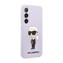 Karl Lagerfeld Silicone NFT Ikonik - Case for Samsung Galaxy S23 (Purple)