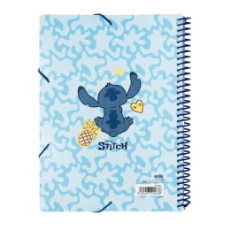 Disney Stitch - A4 Folder with Elastic Band + 30 Transparent Sleeves