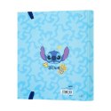 Disney Stitch Tropical - A4 Binder (4 Rings, Elastic Band)