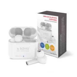 In-ear Bluetooth Headphones Savio TWS-07 PRO White