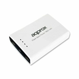 Power Bank approx! APPPB78EVW 7800 mAh 2 x USB Micro USB 5 V 1-2 A White Black/White