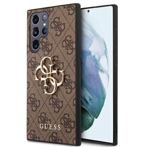 Guess 4G Big Metal Logo - Sasmung Galaxy S22 Ultra (Brown)