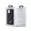 Karl Lagerfeld Diagonal Quilted Script - Case for iPhone 13 (Black)