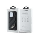 Karl Lagerfeld Diagonal Quilted Script - Case for iPhone 14 Pro (Black)