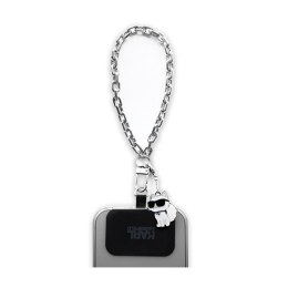 Karl Lagerfeld Universal Hand Strap Choupette - Phone Strap (Silver)