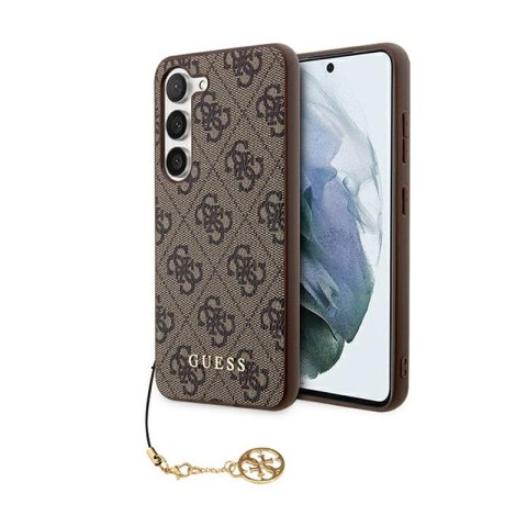 Guess 4G Charms Collection - Case Samsung Galaxy A35 5G (brown)