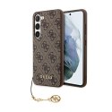 Guess 4G Charms Collection - Case Samsung Galaxy A55 5G (brown)