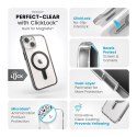 Speck Presidio Perfect-Clear ClickLock & Magsafe - Case for iPhone 15 / iPhone 14 / iPhone 13 (Clear / Frosted Black / Slate Gre