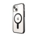 Speck Presidio Perfect-Clear ClickLock & Magsafe - Case for iPhone 15 / iPhone 14 / iPhone 13 (Clear / Frosted Black / Slate Gre