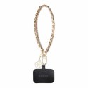 Guess Universal Hand Strap Saffiano Chain 4G Charm - Universal phone strap (Pink)